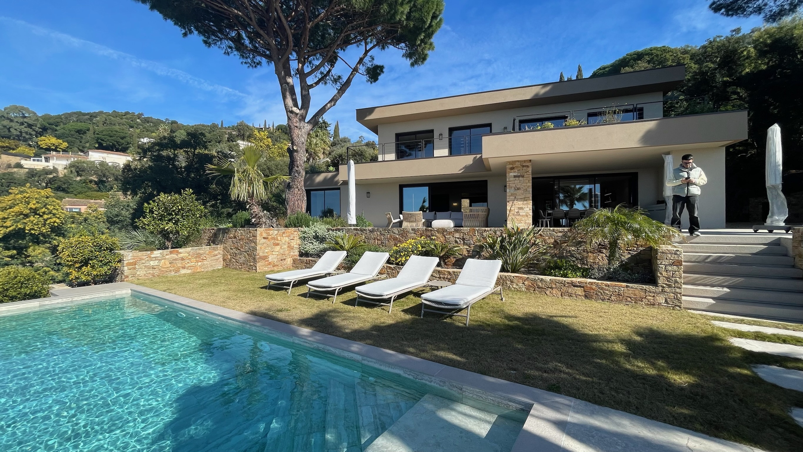 Conception architecturale villa Côte d'Azur